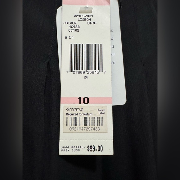 Jones, New York collection black 100% silk skirt size 10 zipper W 16 length 28 - Picture 4 of 12